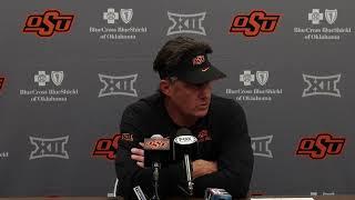 Oklahoma State at Kansas State Postgame News Conference - 10/29/22