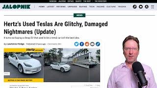 DON'T buy one of Hertz's old Teslas! MGUY EV News 17 May 2024 | MGUY Australia