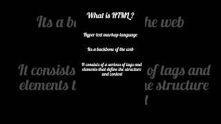 What is HTML? Definition | #coding #html #codeandweb