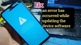 Samsung An Error Has Occurred While Updating The Device Software