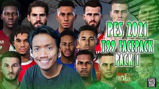 PES 2021 MEGA FACEPACK - T99 FACES PACK 1 (+-3000 FACES) - PES 2021 PC GAMEPLAY