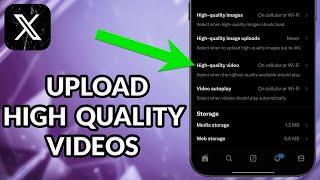 How To Upload High Quality Video On Twitter