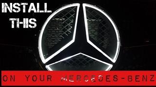 Install the Light up Star on Your Mercedes-Benz​