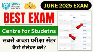 How to Choose IGNOU Exam Center_IGNOU Exam Form Fill Up Online 2025_IGNOU Exam Form Kaise Bhare