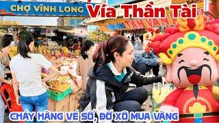 VĨNH LONG VÍA THẦN TÀI Bà Con ĐỔ XÔ MUA VÉ SỐ MUA VÀNG ĐỒ CÚNG NƯỜM NƯỢP, CÁ LÓC NƯỚNG HẠ NHIỆT KPVL