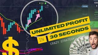 UNLIMITED PROFIT | BEST 30-SECOND TRADING STRATEGY | Binary options trading | Pocket option 