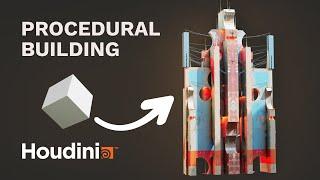 Houdini Tutorial Megastructure Generator  [ Procedural Modeling ]