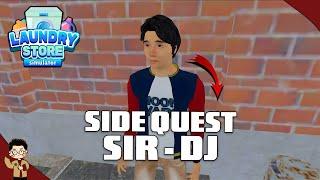 MENYELESAIKAN SIDE QUEST SIR SEORANG DJ DI GAME LAUNDRY STORE SIMULATOR