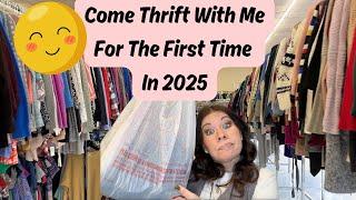 First Thrift With Me of 2025 | You Never Know What You're Going To Find