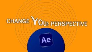 After Effects Text Animation -  Perspective Text Tutorial - Typography Animation After effects