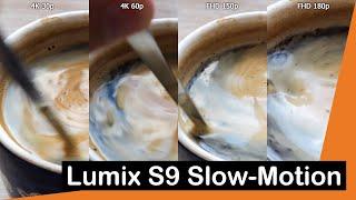 Panasonic Lumix S9 Slow Motion Comparison