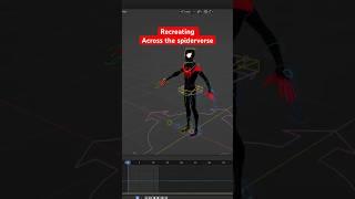 SIMPLE Way to Recreate the Spider-Verse #b3d #acrossthespiderverse #animationtutorial