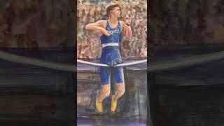 Man fails pole vault because of his junk painting art