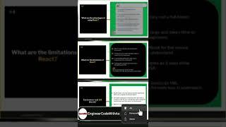 project react js ll react js project in hindi ll interview questions #learnjs #programming