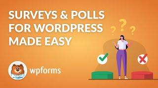 How to Use the Surveys and Polls Addon by WPForms! (Easy Survey Forms!)