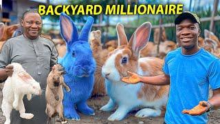 Nigerian Man Built a Successful Rabbit Farm in his Backyard