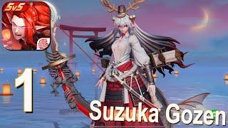 Onmyoji Arena - Gameplay Walkthrough Part 1 - Suzuka Gozen(iOS, Android)