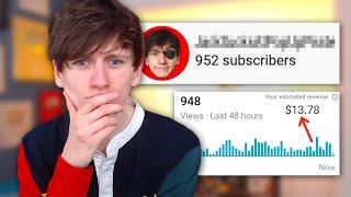 I made a new SECRET Youtube channel & this is how many views it got