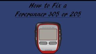 How to Fix a Forerunner 305 or 205