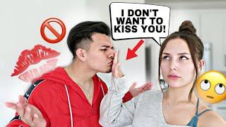 I DON'T WANT TO KISS YOU PRANK ON BOYFRIEND!