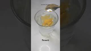 TURMERIC water for glowing skin| #shorts  #ytshorts #youtubeshorts