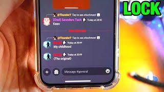 ANY iPhone how to lock Discord App!