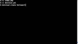 DotCloud: deploy in seconds - php