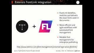 Typefi + Extensis FontLink demo