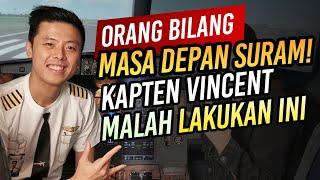 Capt Vincent Raditya, bisa bayar SEKOLAH PILOT karena ini!