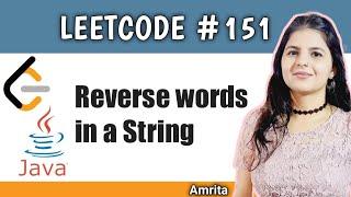 Reverse words in a string | Leetcode problem 151