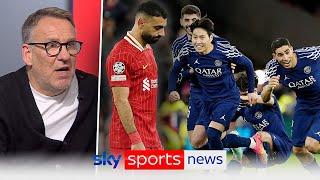 Liverpool knocked out of the Champions League by PSG | Paul Merson reaction