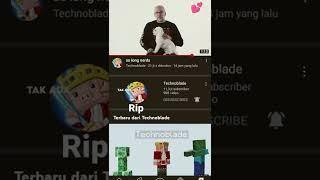 rest in peace Technoblade player legenda minecraft #shorts #short #technoblade #rip