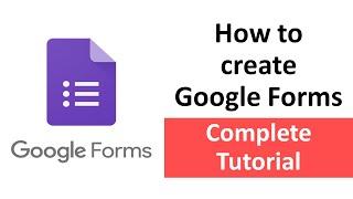 How to create a form in Google Forms | Creation of Google Forms | Tutorial for google forms in Hindi