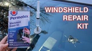 How To Fix A Windshield Crack Using Permatex Windshield Repair Kit