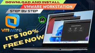 VMware Workstation Pro is Now 100% FREE For Personal Use || Download and Install WMWare 2024 HINDI