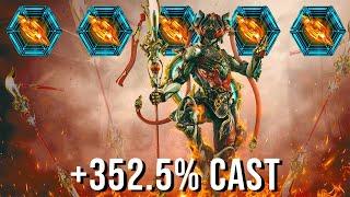 Nezha Max Cast Speed Steel Path Nuker - Warframe Endgame Gameplay