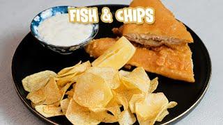 Resep Fish and Chips, Krispy Lembut Berongga [ 100% Fish n Co ]