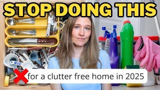 5 Things I’m Stopping For A Clutter Free Home In 2025