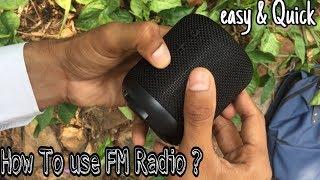 How to Tune into FM?? | PORTRONICS SOUND DRUM | BLUETOOTH SPEAKER • EXPLAINED