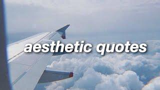 Aesthetic Quotes/Captions