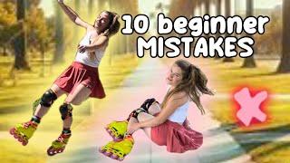most common MISTAKES when learning to rollerblade & how to fix them!