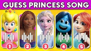 Guess Princess SONG? | The Little Mermaid, Elsa, Peach, TEENAGE KRAKEN | Winquiz