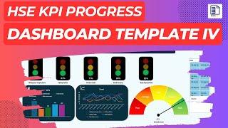 Safety KPI Progress Dashboard Template IV - Download for Free | Link Below