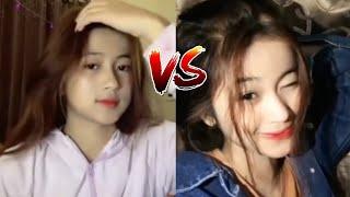 Lucu Banget Ni Guys Battle Tik Tok Cewek Cantik Imut Nazwa VS Cut Salsa | Siapa Paling Keren?