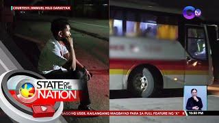 Kundoktor na naiwan ng sariling bus, kinaaliwan ng netizens | SONA