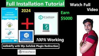 AdlinkFly with Wp-Safelink Plugin Redirection 2023 | wp safelink adlinkfly Tutorial