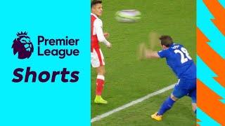 Alexis Sanchez hit from a throw-in #shorts