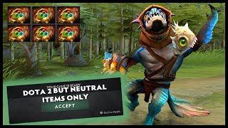 Dota 2 But Neutral Items Only