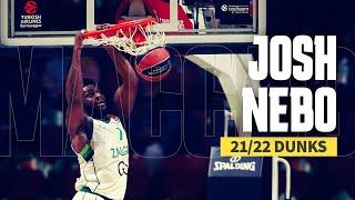 Josh Nebo - top dunks of the 2021-22 EuroLeague season | ההטבעות של ג'וש ניבו ביורוליג