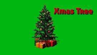 Christmas Green Screen Effects || Christmas Tree || Green Screen Footage || Chroma Key